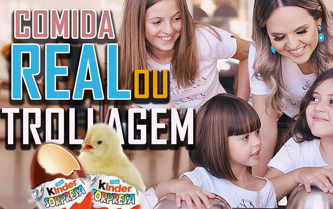 Comida Trollada X Comida de Verdade, o desafio que está bombando no YouTube